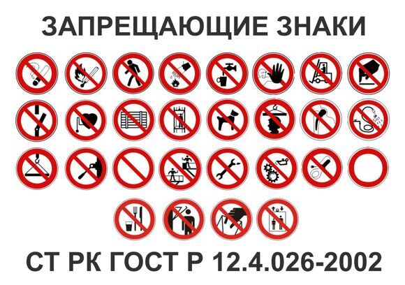 ЗАПРЕЩАЮЩИЕ ЗН